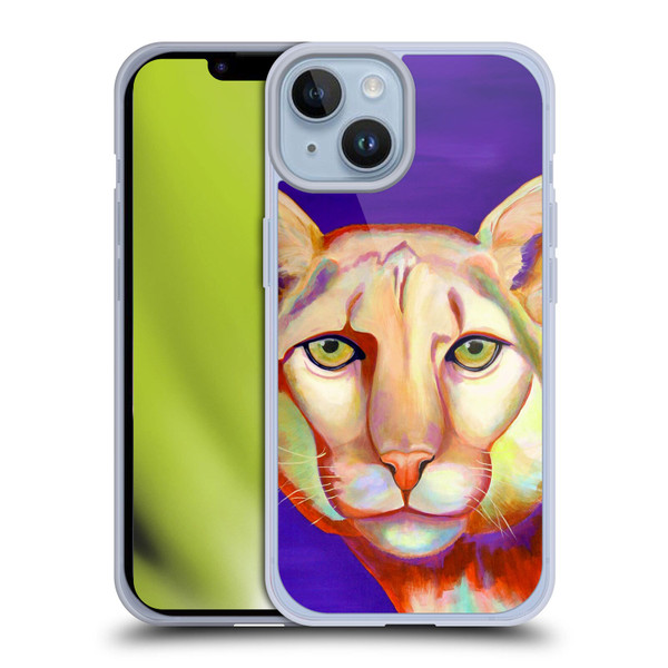 Jody Wright Animals Panther Soft Gel Case for Apple iPhone 14