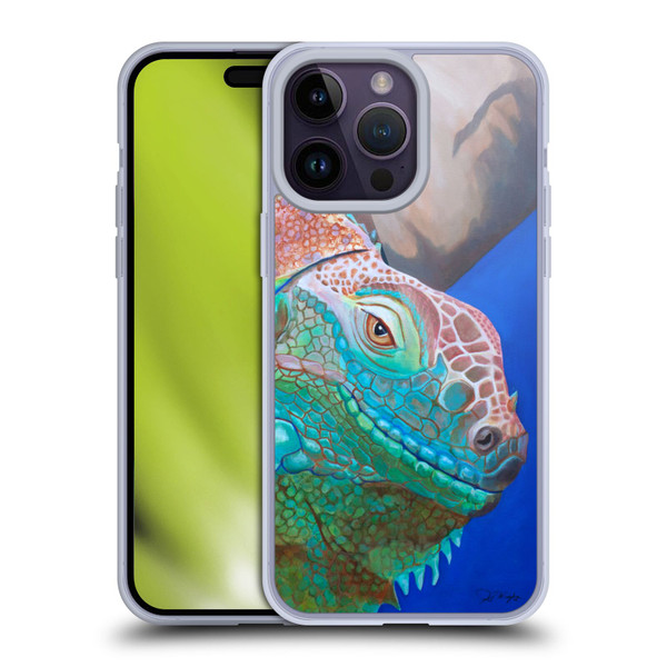 Jody Wright Animals Iguana Attitude Soft Gel Case for Apple iPhone 14 Pro Max