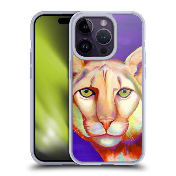 Jody Wright Animals Panther Soft Gel Case for Apple iPhone 14 Pro