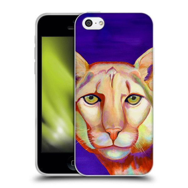 Jody Wright Animals Panther Soft Gel Case for Apple iPhone 5c
