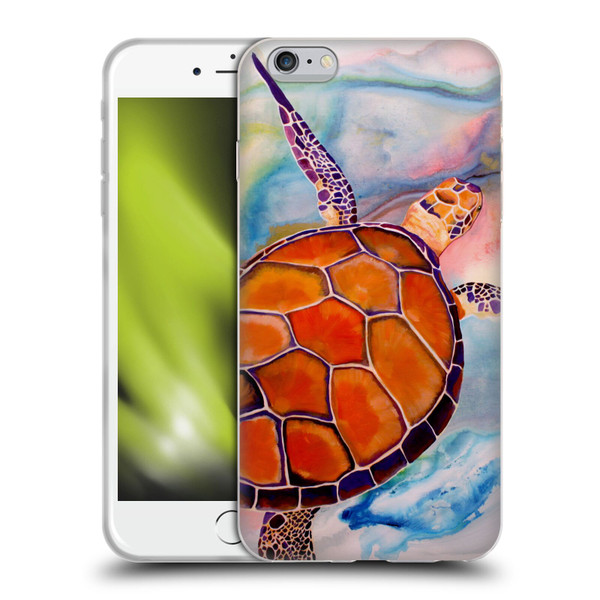 Jody Wright Animals Tranquility Sea Turtle Soft Gel Case for Apple iPhone 6 Plus / iPhone 6s Plus