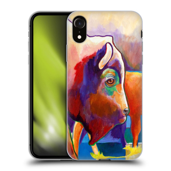 Jody Wright Animals Bison Soft Gel Case for Apple iPhone XR