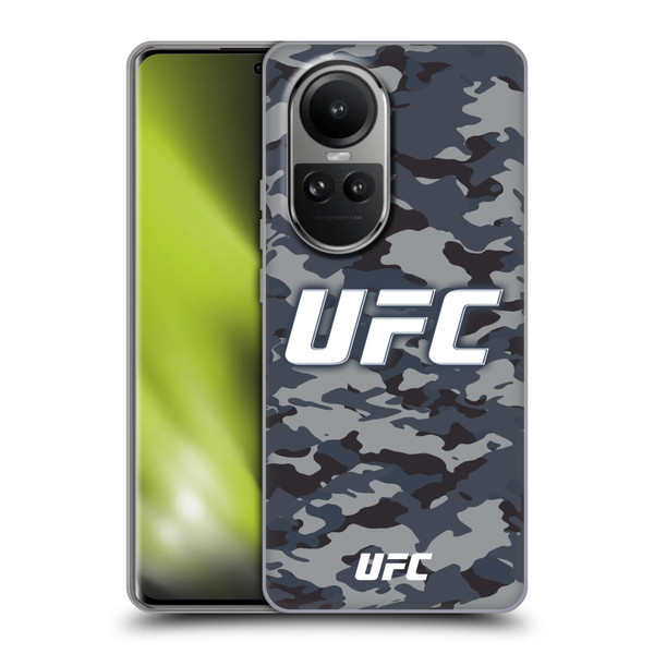 UFC Logo Camouflage Soft Gel Case for OPPO Reno10 5G / Reno10 Pro 5G