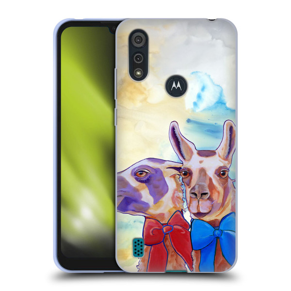 Jody Wright Animals Lovely Llamas Soft Gel Case for Motorola Moto E6s (2020)