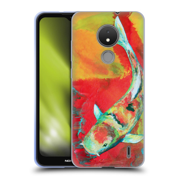 Jody Wright Animals Koi Fish Soft Gel Case for Nokia C21