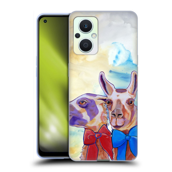 Jody Wright Animals Lovely Llamas Soft Gel Case for OPPO Reno8 Lite