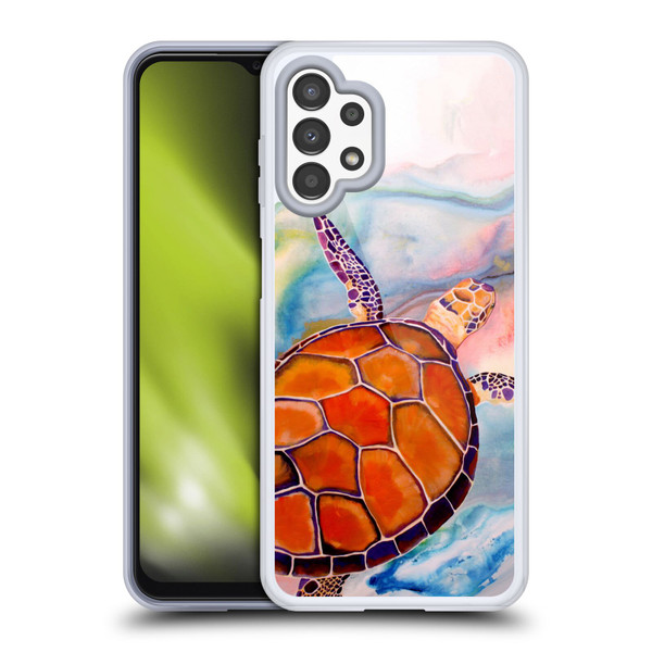 Jody Wright Animals Tranquility Sea Turtle Soft Gel Case for Samsung Galaxy A13 (2022)