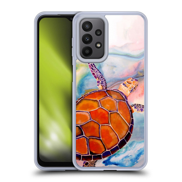Jody Wright Animals Tranquility Sea Turtle Soft Gel Case for Samsung Galaxy A23 / 5G (2022)