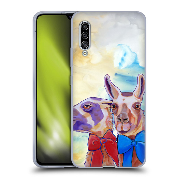 Jody Wright Animals Lovely Llamas Soft Gel Case for Samsung Galaxy A90 5G (2019)