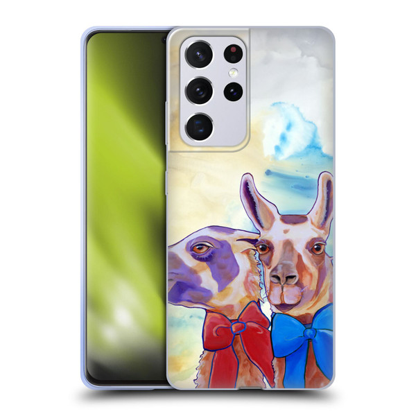 Jody Wright Animals Lovely Llamas Soft Gel Case for Samsung Galaxy S21 Ultra 5G