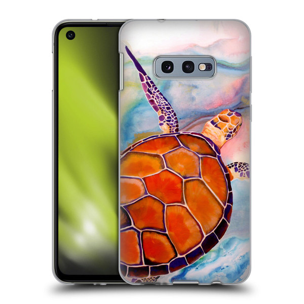 Jody Wright Animals Tranquility Sea Turtle Soft Gel Case for Samsung Galaxy S10e