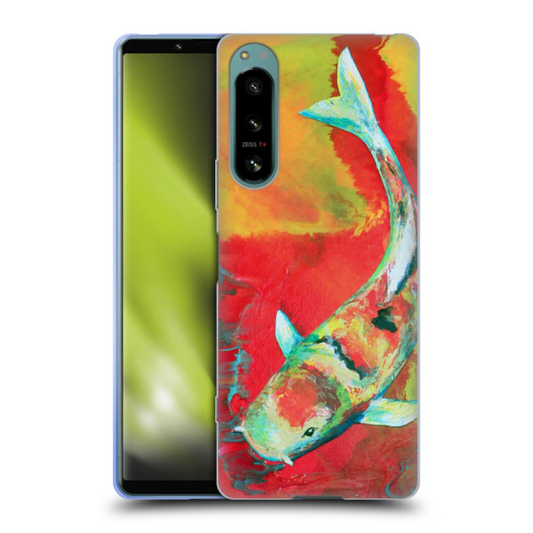 Jody Wright Animals Koi Fish Soft Gel Case for Sony Xperia 5 IV
