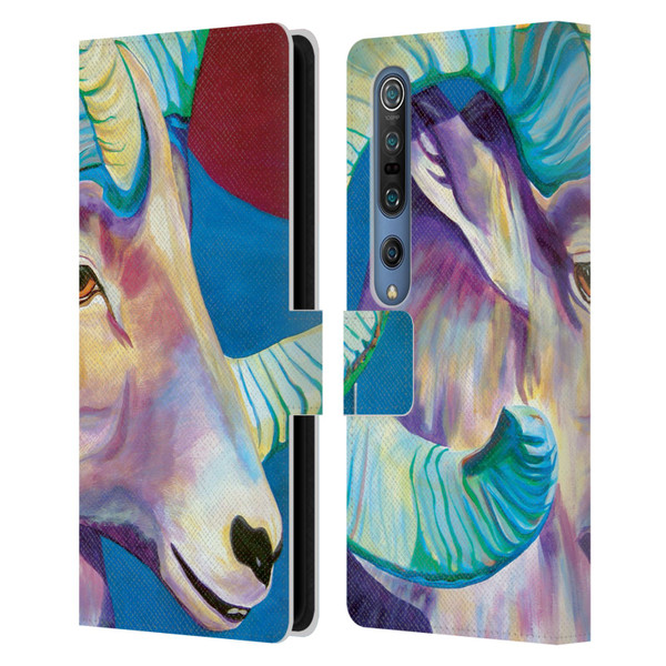 Jody Wright Animals Bighorn Leather Book Wallet Case Cover For Xiaomi Mi 10 5G / Mi 10 Pro 5G