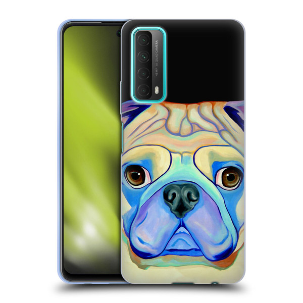 Jody Wright Dog And Cat Collection Pug Soft Gel Case for Huawei P Smart (2021)