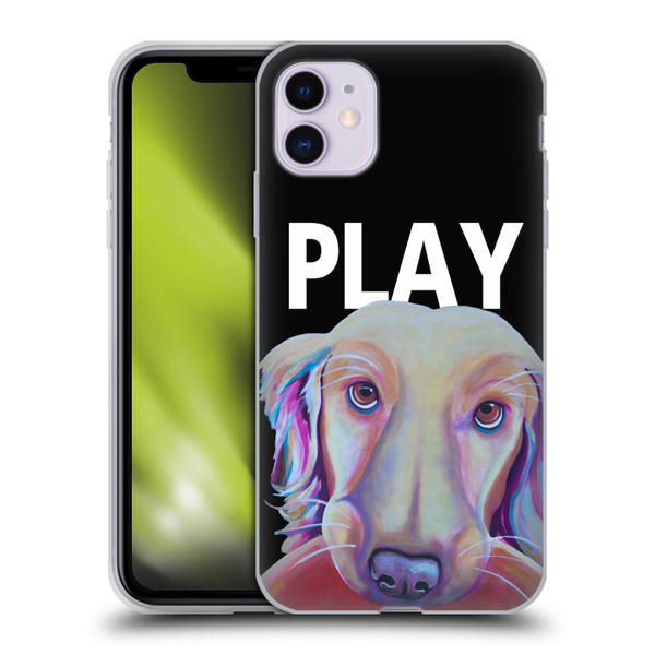 Jody Wright Dog And Cat Collection Playful Soft Gel Case for Apple iPhone 11