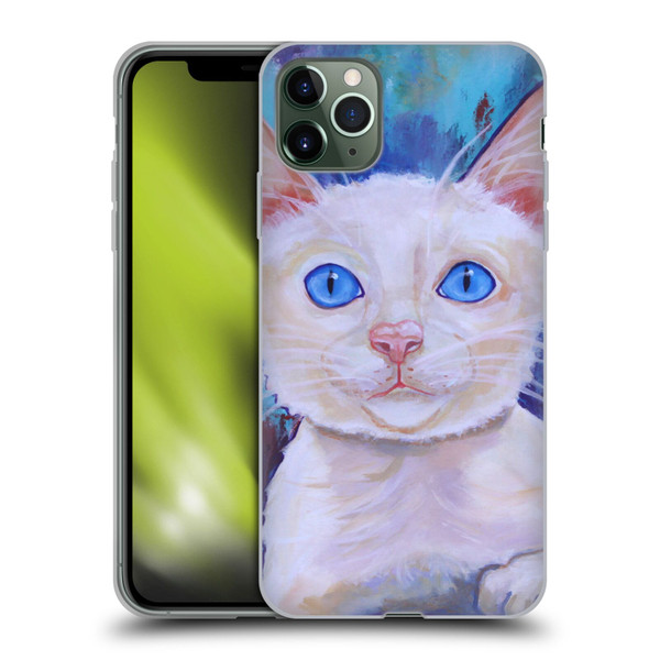 Jody Wright Dog And Cat Collection Pretty Blue Eyes Soft Gel Case for Apple iPhone 11 Pro Max