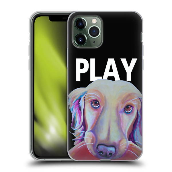 Jody Wright Dog And Cat Collection Playful Soft Gel Case for Apple iPhone 11 Pro