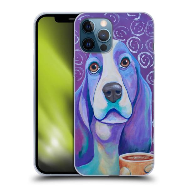 Jody Wright Dog And Cat Collection Caffeine Is Mandatory Soft Gel Case for Apple iPhone 12 Pro Max