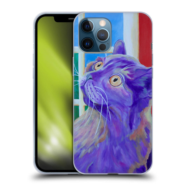 Jody Wright Dog And Cat Collection Just Outside The Window Soft Gel Case for Apple iPhone 12 Pro Max