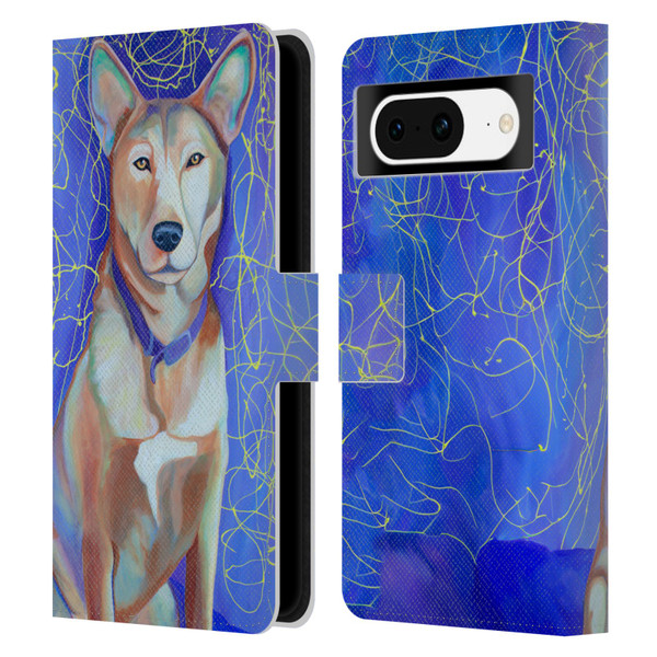 Jody Wright Dog And Cat Collection High Energy Leather Book Wallet Case Cover For Google Pixel 8