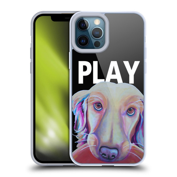 Jody Wright Dog And Cat Collection Playful Soft Gel Case for Apple iPhone 12 Pro Max