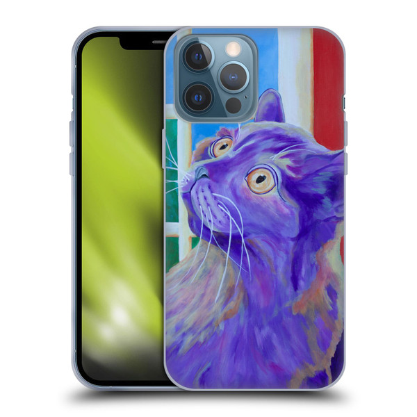 Jody Wright Dog And Cat Collection Just Outside The Window Soft Gel Case for Apple iPhone 13 Pro Max