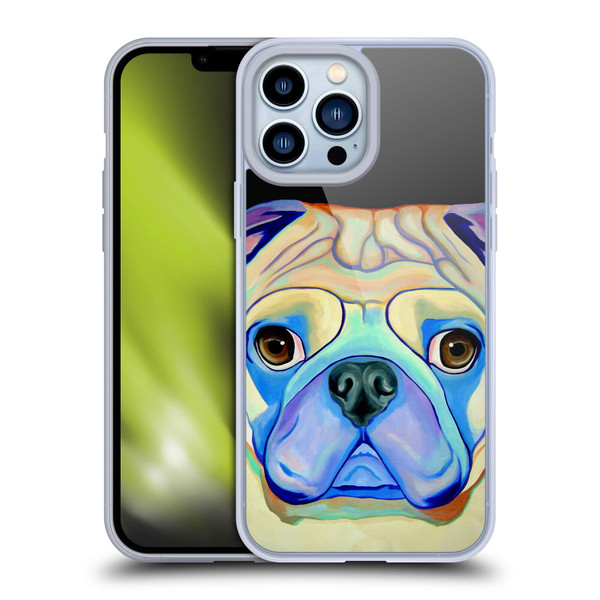 Jody Wright Dog And Cat Collection Pug Soft Gel Case for Apple iPhone 13 Pro Max