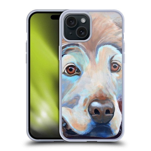 Jody Wright Dog And Cat Collection A Little Rest & Relaxation Soft Gel Case for Apple iPhone 15 Plus