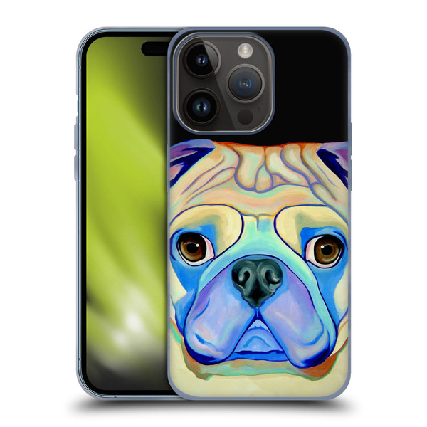 Jody Wright Dog And Cat Collection Pug Soft Gel Case for Apple iPhone 15 Pro