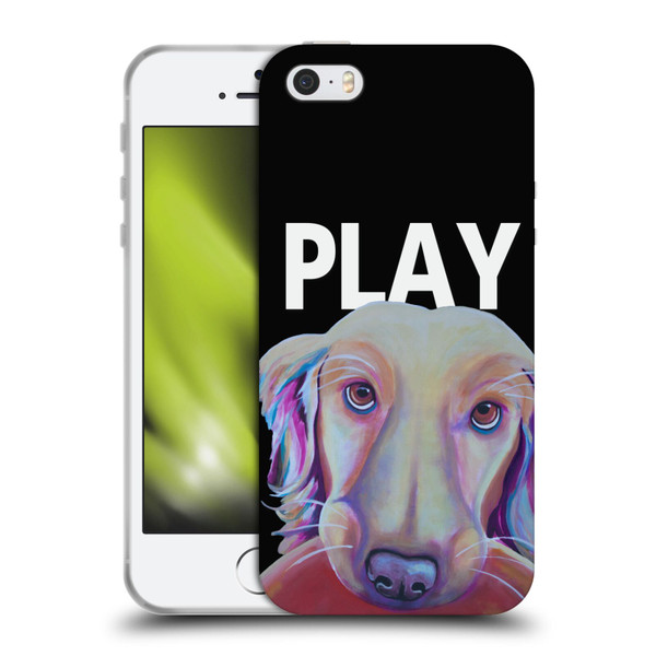 Jody Wright Dog And Cat Collection Playful Soft Gel Case for Apple iPhone 5 / 5s / iPhone SE 2016