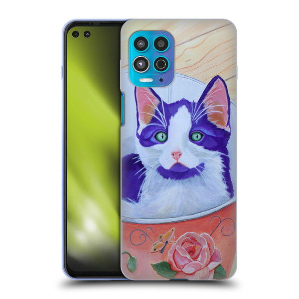 Jody Wright Dog And Cat Collection Bucket Of Love Soft Gel Case for Motorola Moto G100