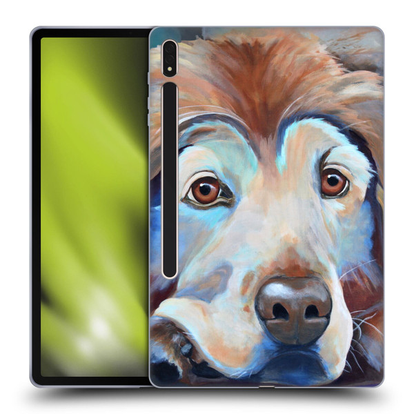 Jody Wright Dog And Cat Collection A Little Rest & Relaxation Soft Gel Case for Samsung Galaxy Tab S8 Plus