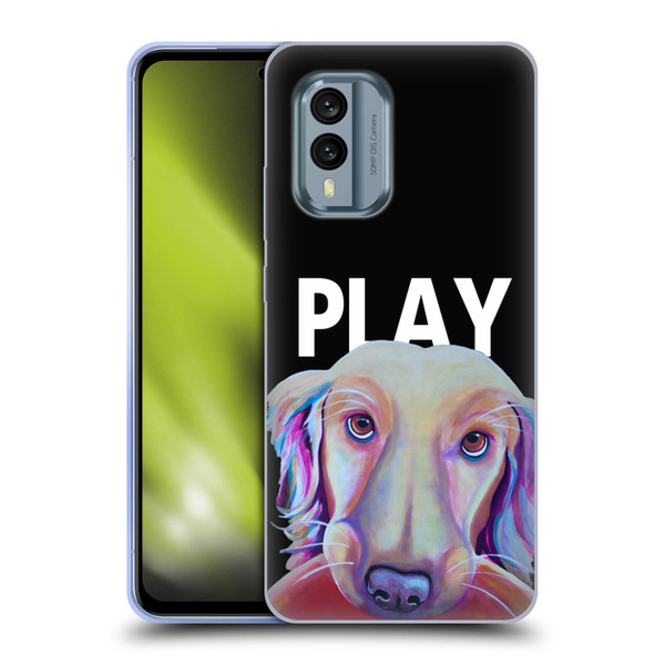 Jody Wright Dog And Cat Collection Playful Soft Gel Case for Nokia X30