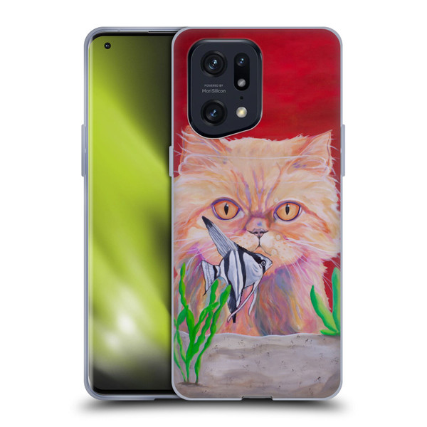 Jody Wright Dog And Cat Collection Infinite Possibilities Soft Gel Case for OPPO Find X5 Pro