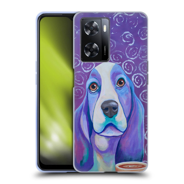 Jody Wright Dog And Cat Collection Caffeine Is Mandatory Soft Gel Case for OPPO A57s