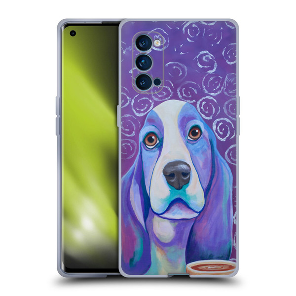 Jody Wright Dog And Cat Collection Caffeine Is Mandatory Soft Gel Case for OPPO Reno 4 Pro 5G