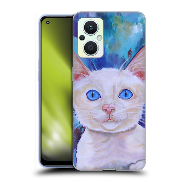 Jody Wright Dog And Cat Collection Pretty Blue Eyes Soft Gel Case for OPPO Reno8 Lite