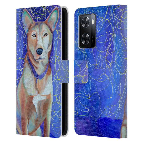 Jody Wright Dog And Cat Collection High Energy Leather Book Wallet Case Cover For OPPO A57s