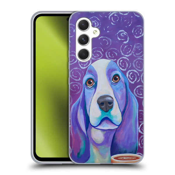 Jody Wright Dog And Cat Collection Caffeine Is Mandatory Soft Gel Case for Samsung Galaxy A54 5G