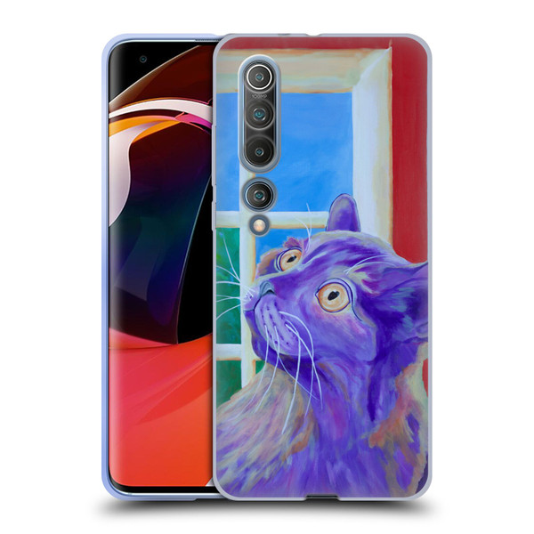 Jody Wright Dog And Cat Collection Just Outside The Window Soft Gel Case for Xiaomi Mi 10 5G / Mi 10 Pro 5G