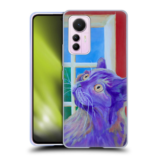 Jody Wright Dog And Cat Collection Just Outside The Window Soft Gel Case for Xiaomi 12 Lite