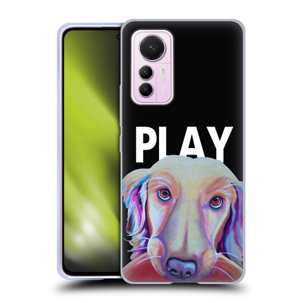 Jody Wright Dog And Cat Collection Playful Soft Gel Case for Xiaomi 12 Lite