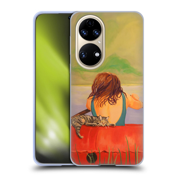 Jody Wright Life Around Us The Woman And Cat Nap Soft Gel Case for Huawei P50