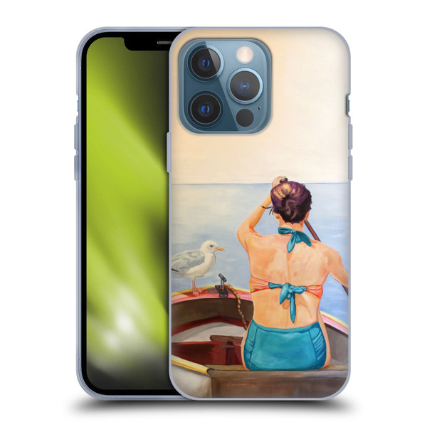 Jody Wright Life Around Us The Woman And Seagul Soft Gel Case for Apple iPhone 13 Pro