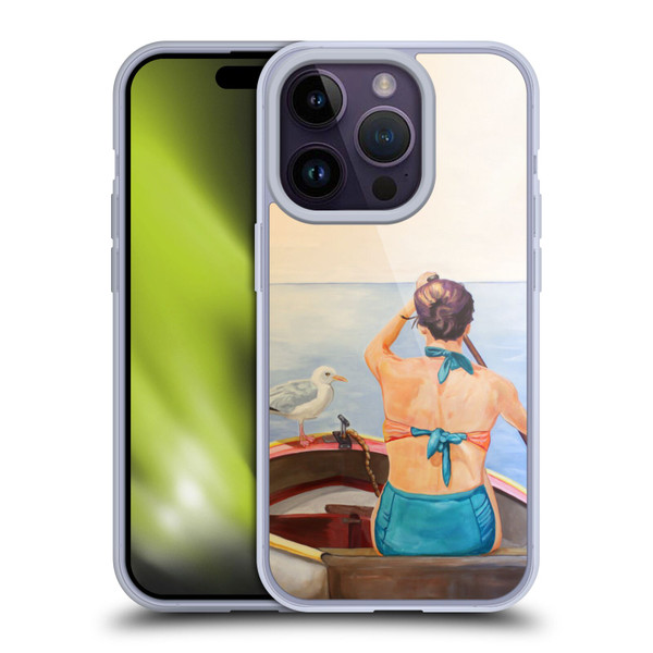 Jody Wright Life Around Us The Woman And Seagul Soft Gel Case for Apple iPhone 14 Pro