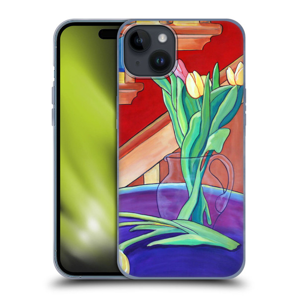 Jody Wright Life Around Us Spring Tulips Soft Gel Case for Apple iPhone 15 Plus