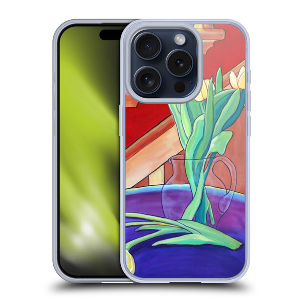 Jody Wright Life Around Us Spring Tulips Soft Gel Case for Apple iPhone 15 Pro