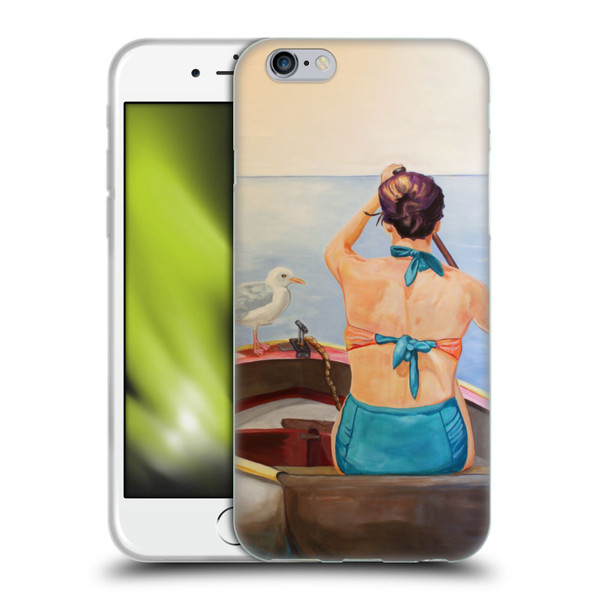 Jody Wright Life Around Us The Woman And Seagul Soft Gel Case for Apple iPhone 6 / iPhone 6s