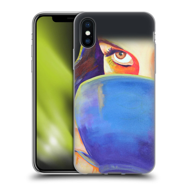 Jody Wright Life Around Us Some Caffeine Required Soft Gel Case for Apple iPhone X / iPhone XS