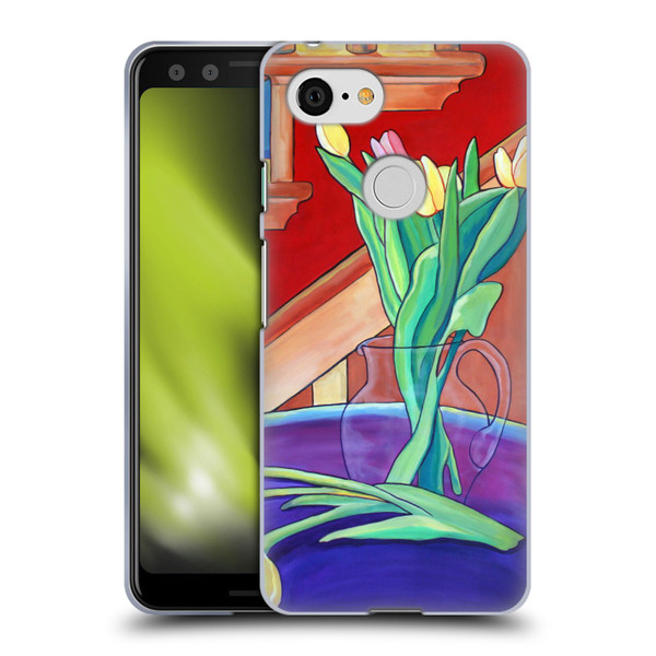 Jody Wright Life Around Us Spring Tulips Soft Gel Case for Google Pixel 3